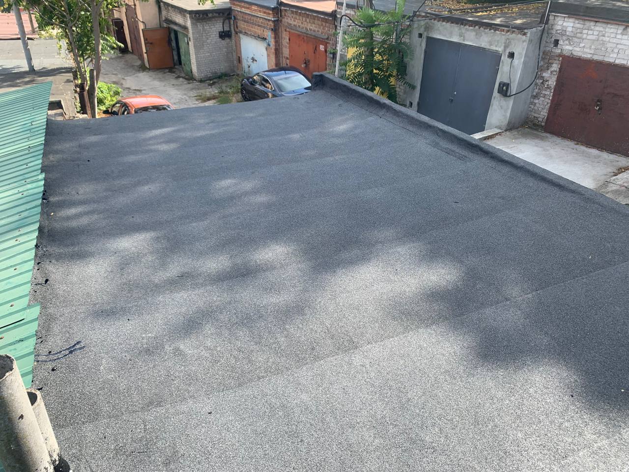 Крыша гаража мягкая кровля